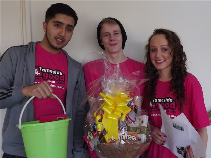 Tameside College students raised £390 for Tameside 4 Good through their own business ideas